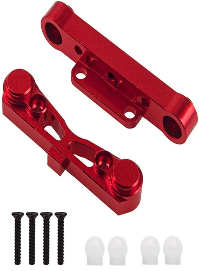 UURCSKY Aluminum Composite Suspension Mount Set for Arrma 6S Typhon Kraton Notorious 6S Felony Infraction V2 Limitless Mojave Tailon 6S BLX 1/8 Fixing Arm Upgrades Part (Red) - Image 2